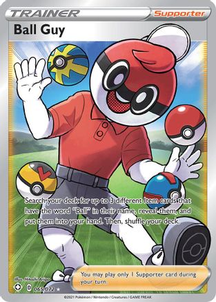 Ball Guy (Full Art) (65/72) Holofoil [SWSH: Shining Fates] Pokemon Single Pokémon