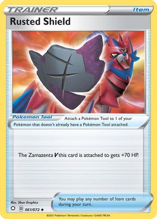 Rusted Shield (61/72) Reverse Holofoil [SWSH: Shining Fates] Pokemon Single Pokémon