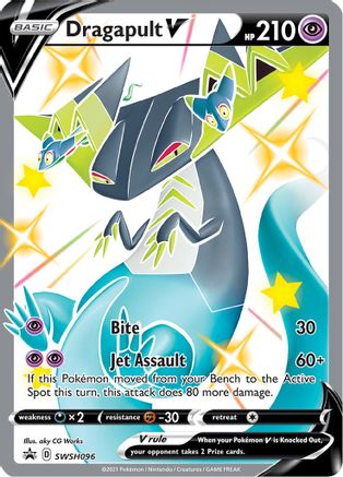 Dragapult V - SWSH096 (SWSH096/307) Holofoil [Promos: SWSH Promo Cards] Pokemon Single Pokémon