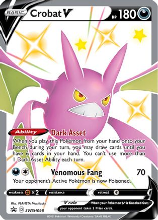 Crobat V - SWSH098 (SWSH098/307) Holofoil [Promos: SWSH Promo Cards] Pokemon Single Pokémon