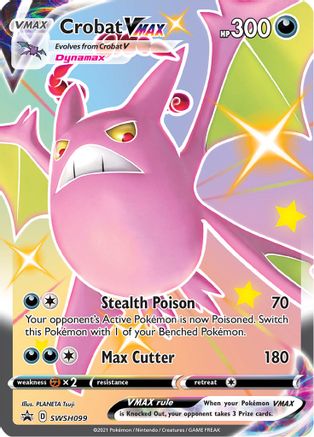 Crobat VMAX - SWSH099 (SWSH099/307) Holofoil [Promos: SWSH Promo Cards] Pokemon Single Pokémon