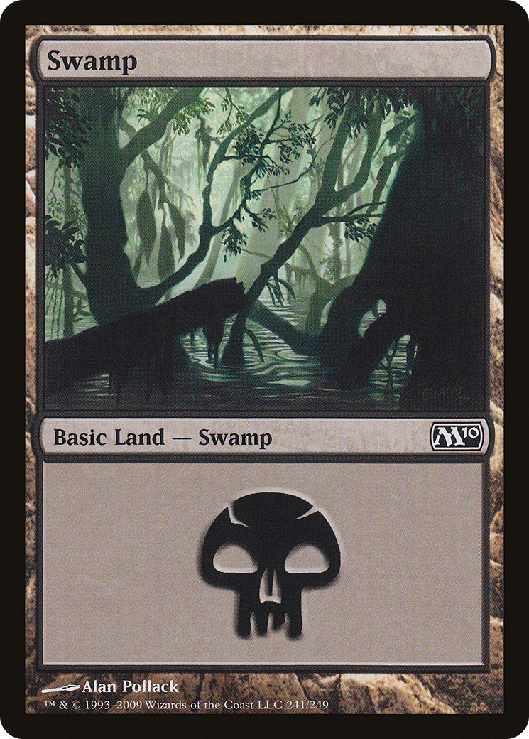 Swamp (M10-241) [Magic 2010] Foil MTG Single Wizards of the Coast
