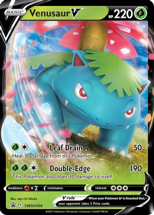 Venusaur V - SWSH100 (SWSH100/307) Holofoil [Promos: SWSH Promo Cards] Pokemon Single Pokémon