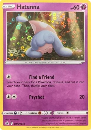 Hatenna - SWSH040 (General Mills Promo) (SWSH040) Holofoil [Misc: Cards & Products] Pokemon Single Pokémon