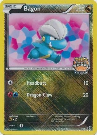 Bagon - 6/20 (Regional Championships) () Holofoil [Promos: League & Championship Cards] Pokemon Single Pokémon