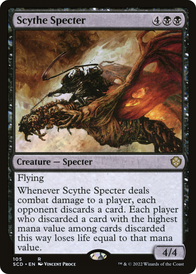 Scythe Specter (SCD-105) [Starter Commander Decks] MTG Single Wizards of the Coast