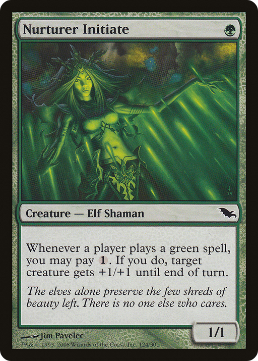 Nurturer Initiate (SHM-124) [Shadowmoor] MTG Single Wizards of the Coast