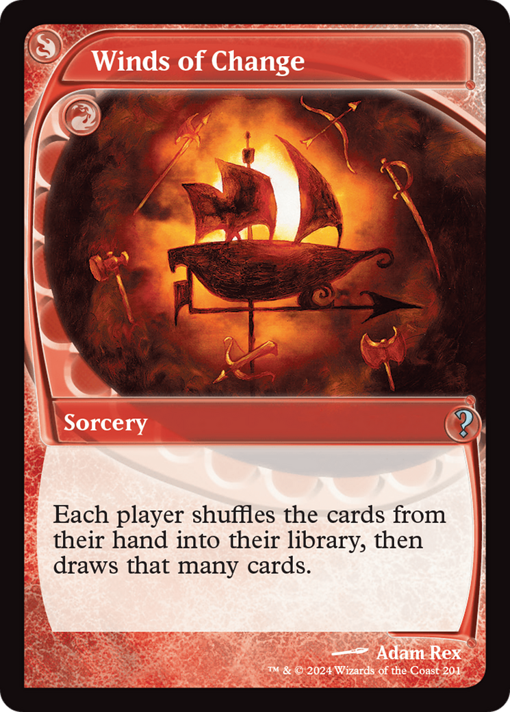 Winds of Change (Future Sight) (MB2-201) [Mystery Booster] Mystery Booster 2 Foil MTG Single Wizards of the Coast
