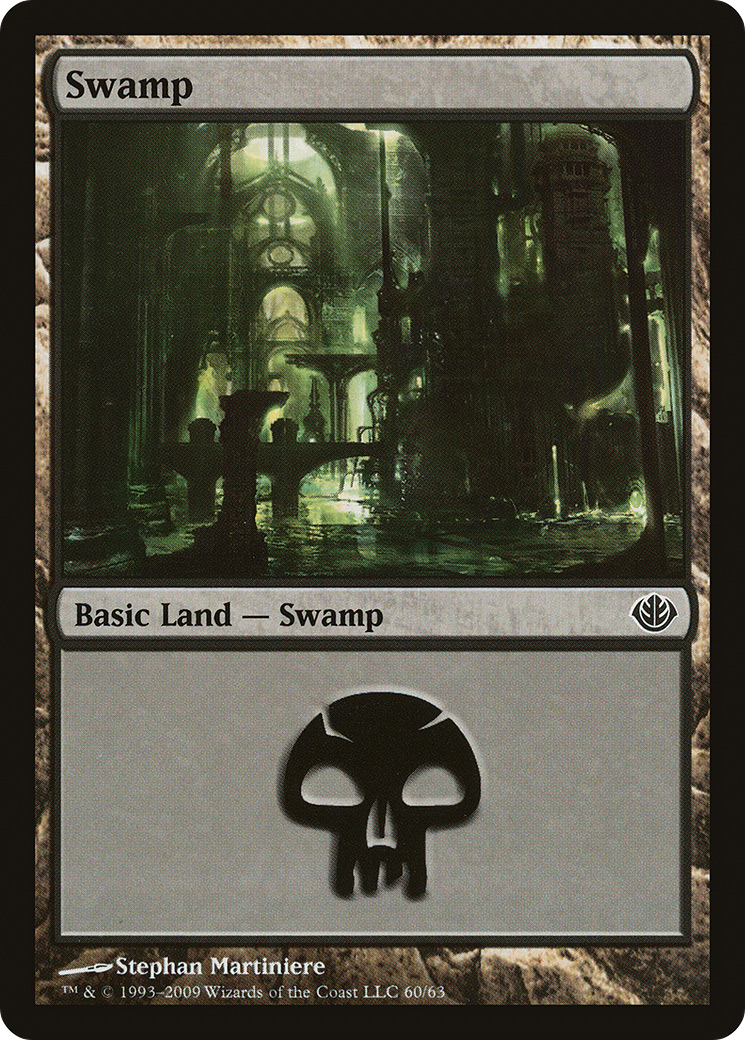 Swamp (60) [Duel Decks: Garruk vs. Liliana] MTG Single Magic: The Gathering