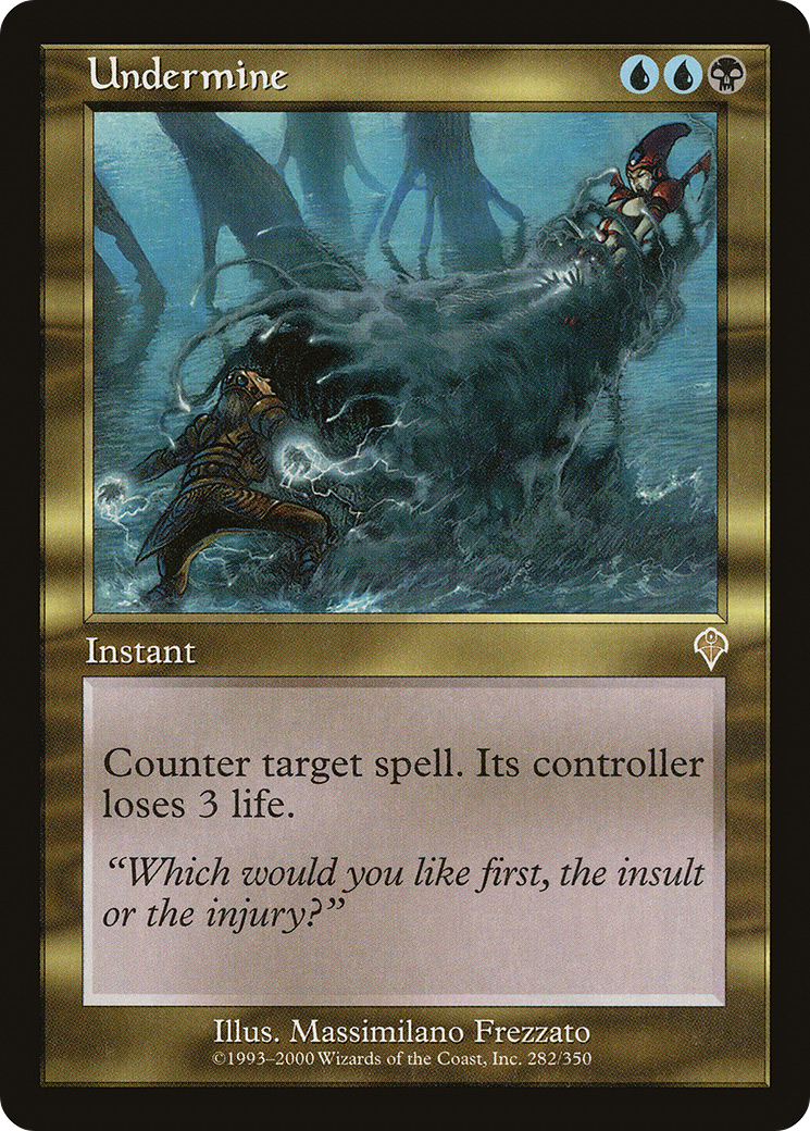 Undermine (INV-282) [Invasion] Foil MTG Single Wizards of the Coast