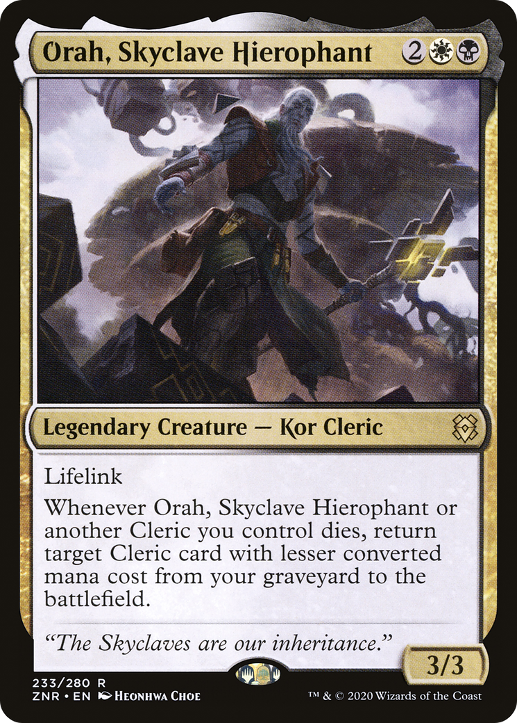 Orah, Skyclave Hierophant (ZNR-233) [Zendikar Rising] Foil MTG Single Wizards of the Coast