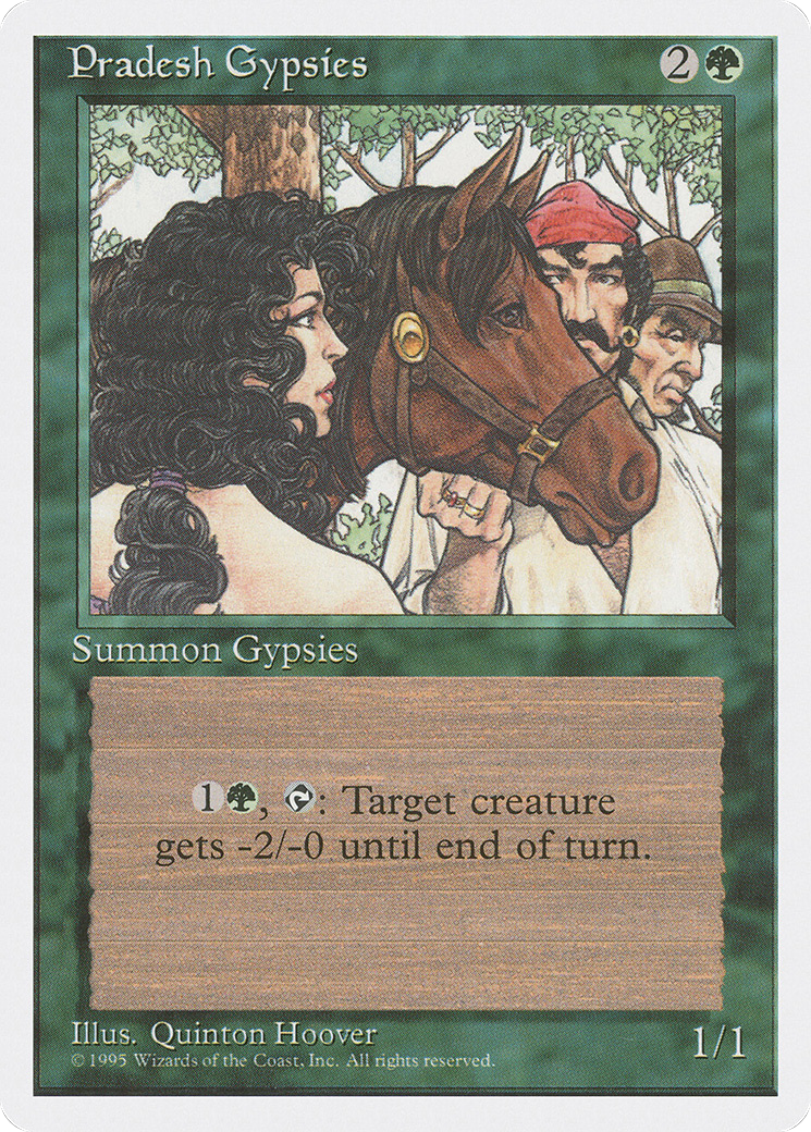 Pradesh Gypsies (4ED-265) [Fourth Edition] MTG Single Wizards of the Coast