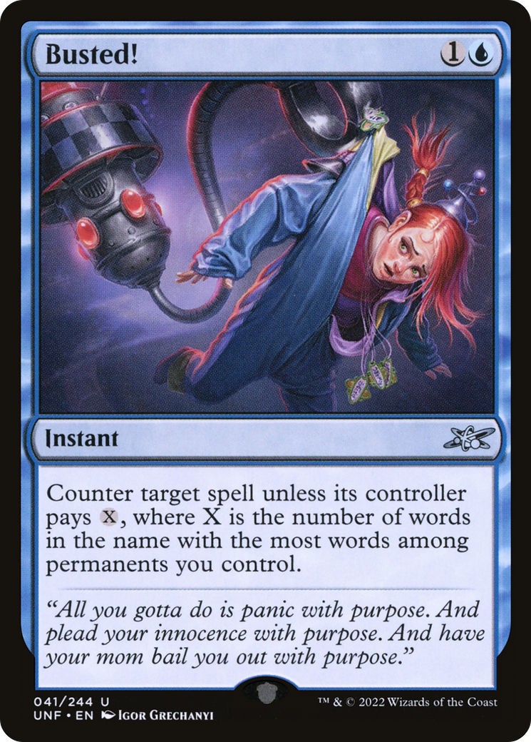 Busted! (UNF-041) [Unfinity] MTG Single Wizards of the Coast