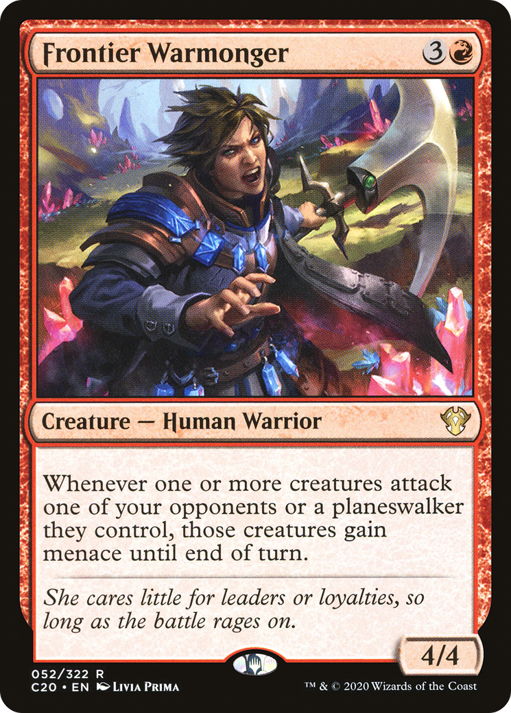 Frontier Warmonger (C20-052) [Commander 2020] MTG Single Wizards of the Coast