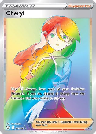 Cheryl (Secret) (/163) Holofoil [SWSH: Battle Styles] Pokemon Single Pokémon