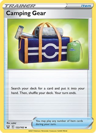 Camping Gear (122/163) Reverse Holofoil [SWSH: Battle Styles] Pokemon Single Pokémon