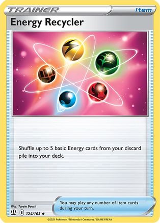Energy Recycler (124/163) [SWSH: Battle Styles] Pokemon Single Pokémon