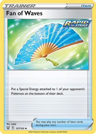 Fan of Waves (127/163) [SWSH: Battle Styles] Pokemon Single Pokémon