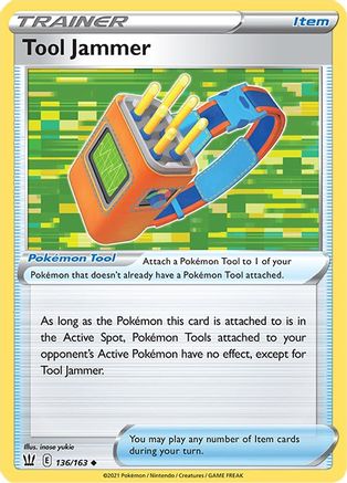 Tool Jammer (136/163) Reverse Holofoil [SWSH: Battle Styles] Pokemon Single Pokémon