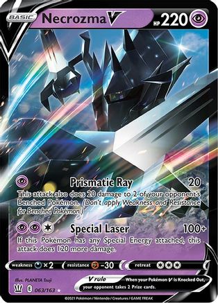 Necrozma V (63/163) Holofoil [SWSH: Battle Styles] Pokemon Single Pokémon