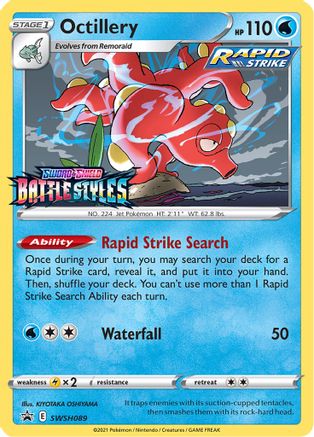 Octillery - SWSH089 (Prerelease) (/307) Holofoil [Promos: SWSH Promo Cards] Pokemon Single Pokémon