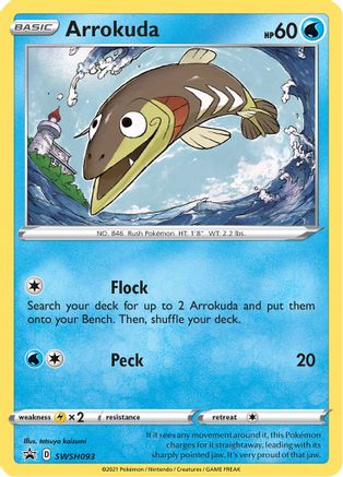 Arrokuda - SWSH093 (SWSH093/307) Holofoil [Promos: SWSH Promo Cards] Pokemon Single Pokémon