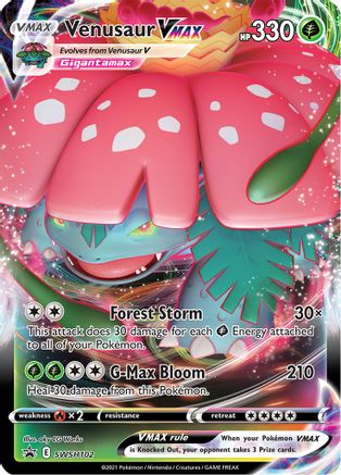 Venusaur VMAX - SWSH102 (SWSH102/307) Holofoil [Promos: SWSH Promo Cards] Pokemon Single Pokémon