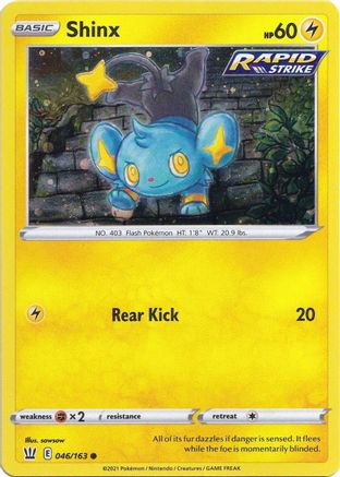 Shinx - 046/163 (Cosmos Holo) Holofoil [Misc: Cards & Products] Pokemon Single Pokémon