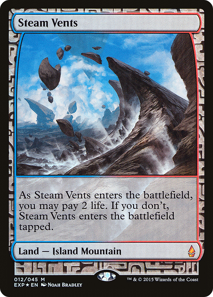 Steam Vents (EXP-012) [Zendikar Expeditions] Foil MTG Single Wizards of the Coast