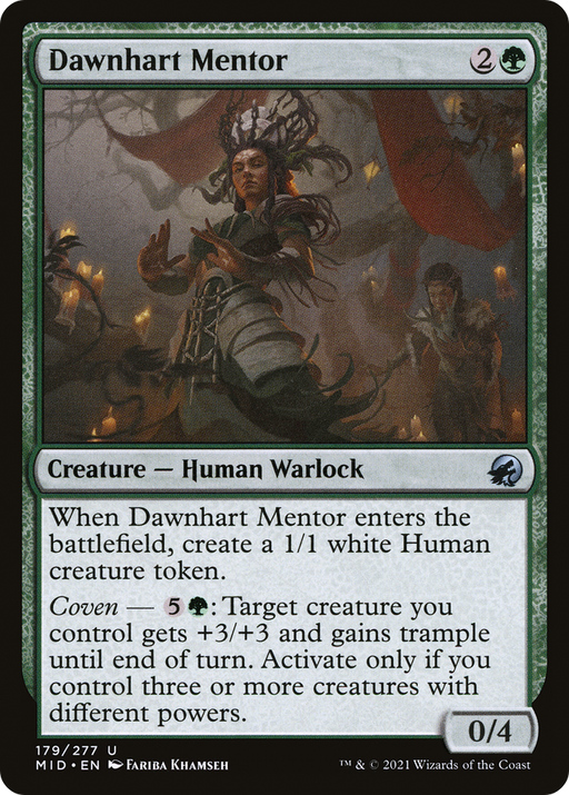 Dawnhart Mentor (MID-179) [Innistrad: Midnight Hunt] MTG Single Wizards of the Coast