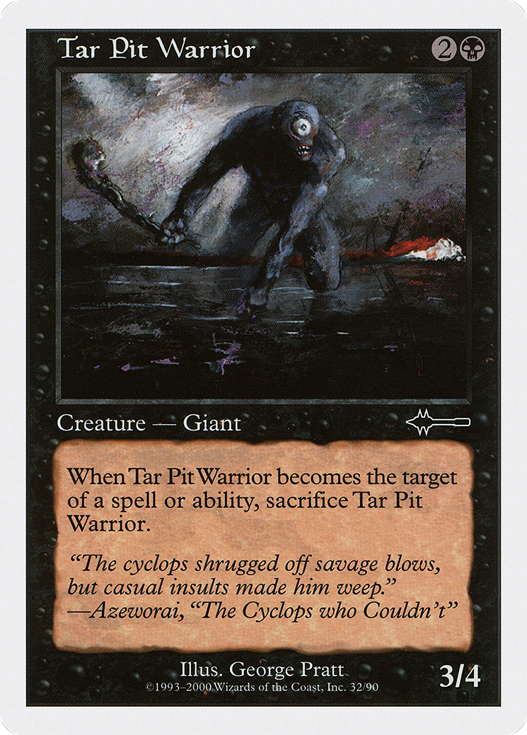 Tar Pit Warrior (BTD-032) [Misc] Beatdown Box Set MTG Single Wizards of the Coast