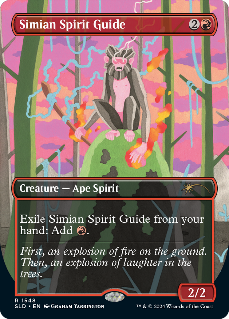 Simian Spirit Guide (SLD-1548) [Secret Lair] Drop (Borderless) MTG Single Wizards of the Coast