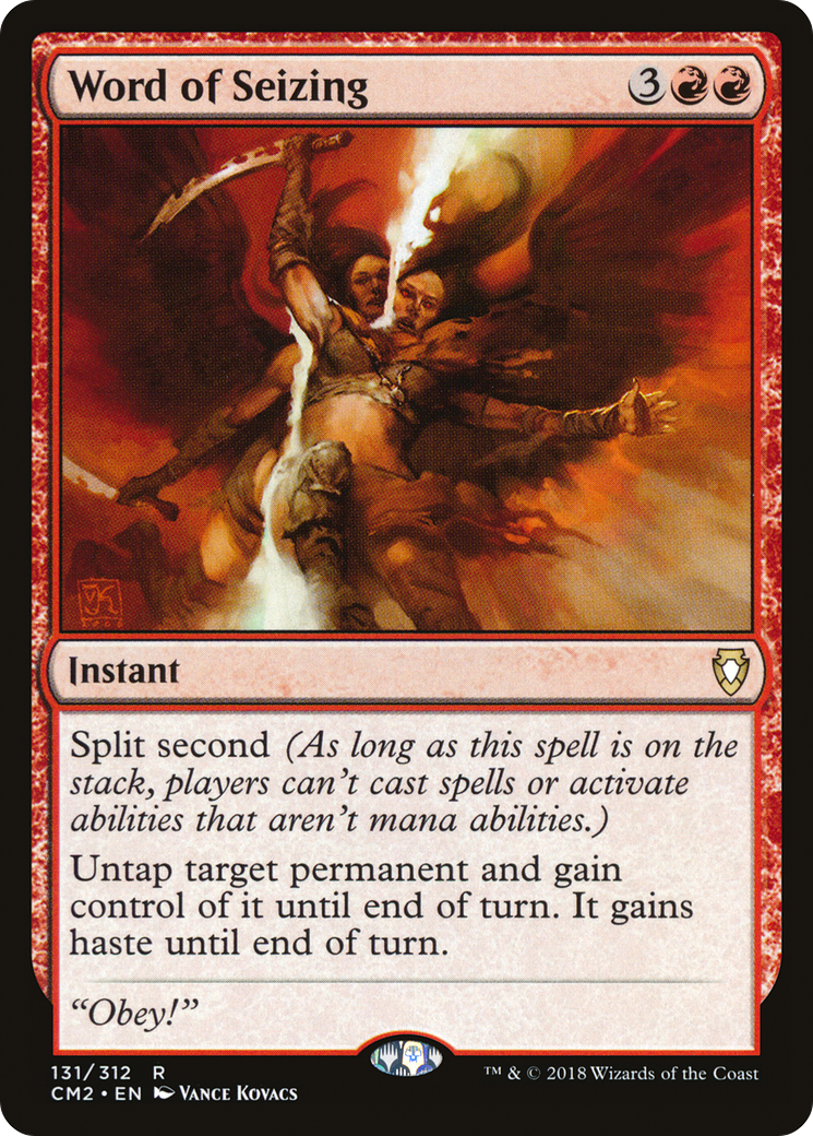 Word of Seizing (CM2-131) [Commander Anthology Volume II] MTG Single Wizards of the Coast