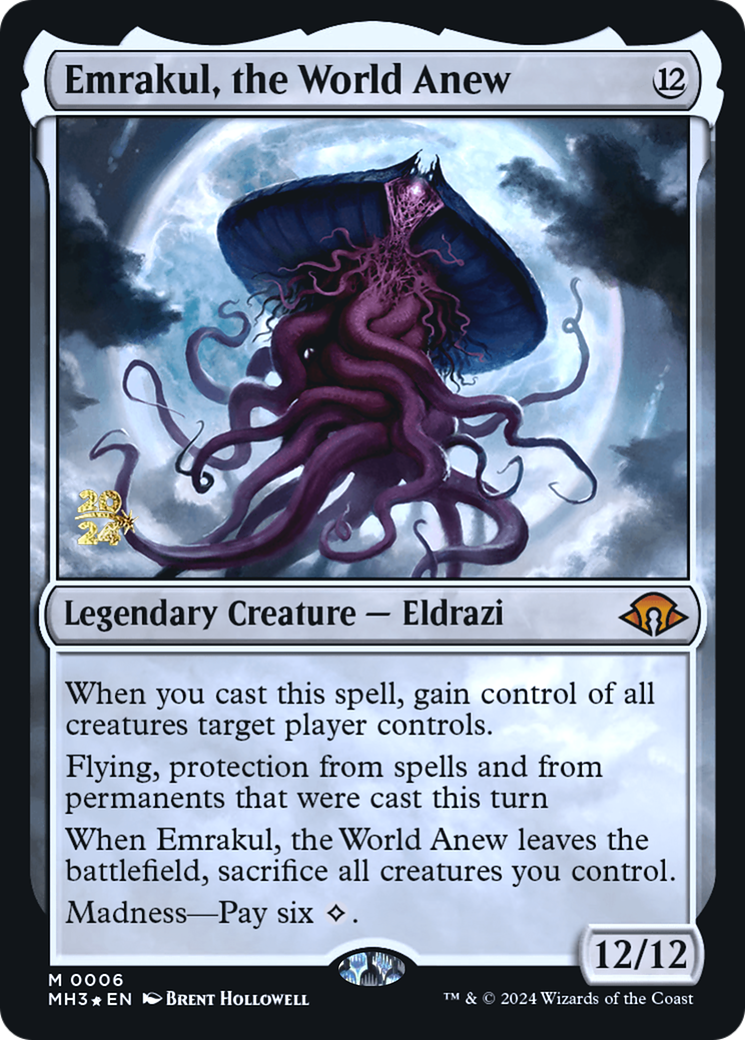 Emrakul, the World Anew (PRE-006) [Modern Horizons 3 Promos] Foil MTG Single Wizards of the Coast