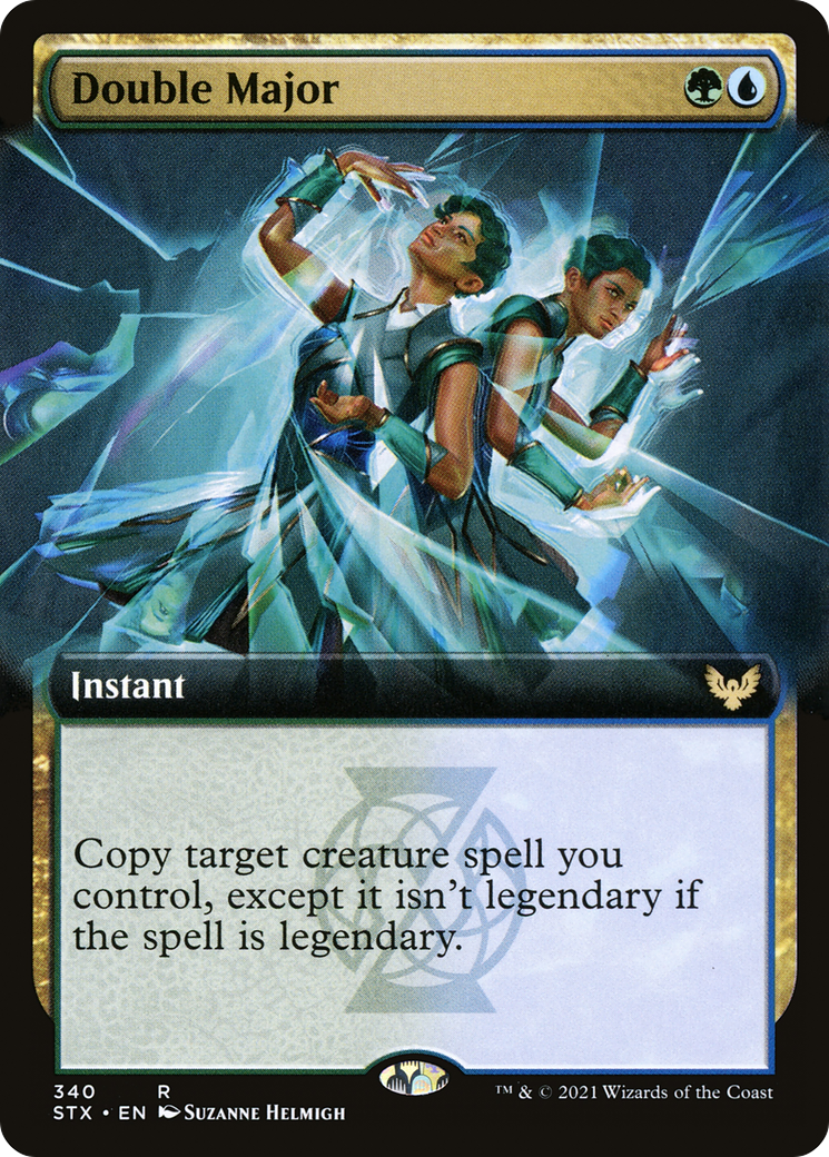 Double Major (STX-340) [Strixhaven: School of Mages] (Extended Art) MTG Single Wizards of the Coast