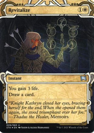 Revitalize (Foil Etched) (STA-009) [Strixhaven Mystical Archive] (Borderless) Foil MTG Single Wizards of the Coast