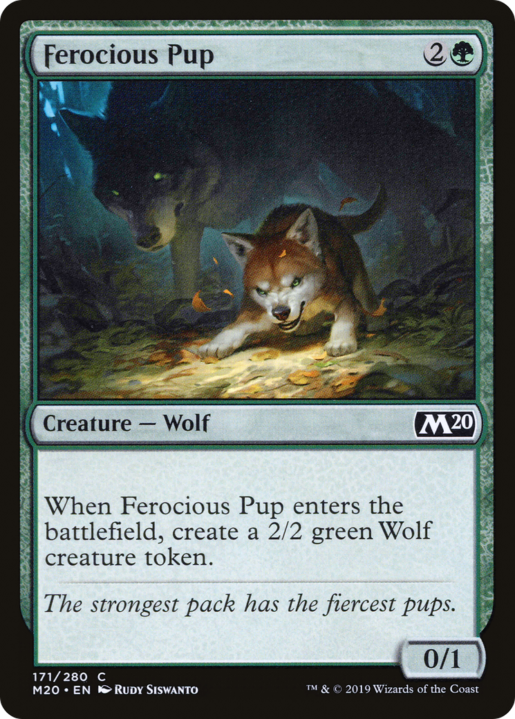 Ferocious Pup (M20-171) [Core Set 2020] MTG Single Wizards of the Coast