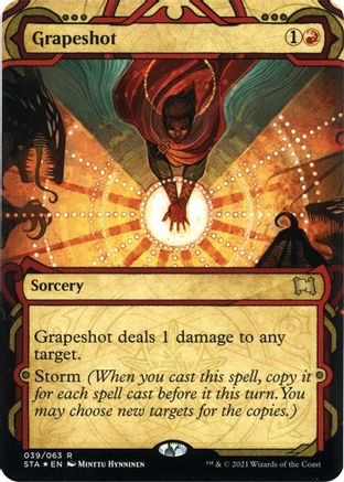 Grapeshot (Foil Etched) (STA-039) [Strixhaven Mystical Archive] (Borderless) Foil MTG Single Wizards of the Coast