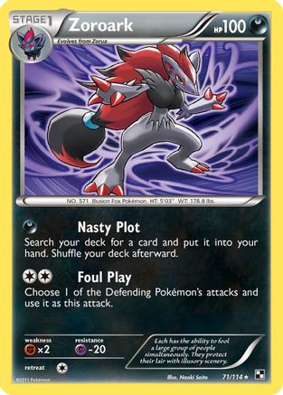 Zoroark - 71/114 () [Misc: Deck Exclusives] Pokemon Single Pokémon