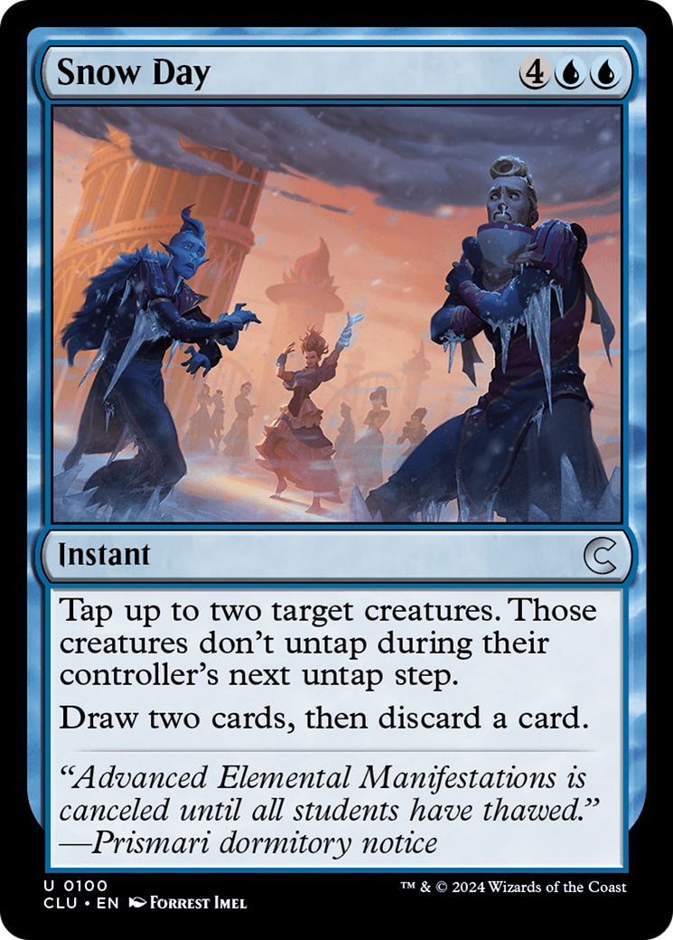 Snow Day (CLU-100) [Ravnica: Clue Edition] MTG Single Wizards of the Coast