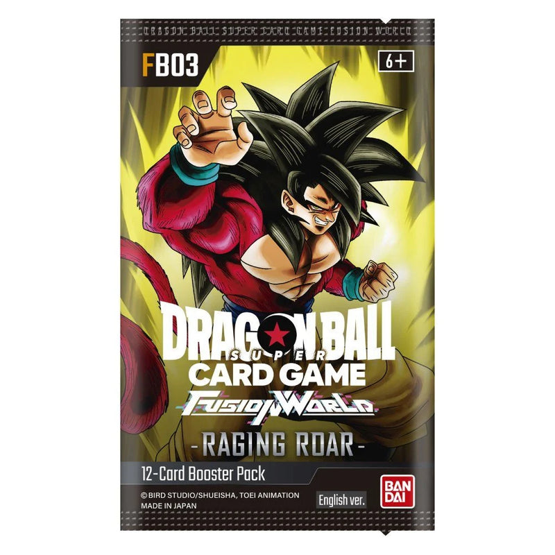 Dragon Ball Super Fusion World: Raging Roar [FB03] - Booster Pack Dragon Ball Super Sealed Dragon Ball Super   