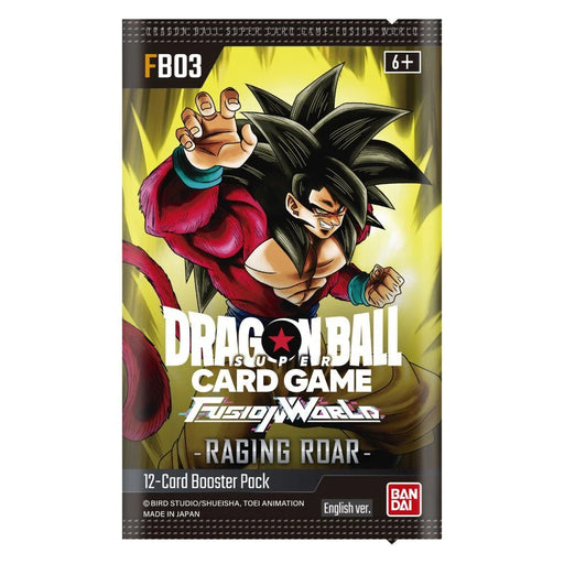 Dragon Ball Super Fusion World: Raging Roar [FB03] - Booster Pack Dragon Ball Super Sealed Dragon Ball Super   