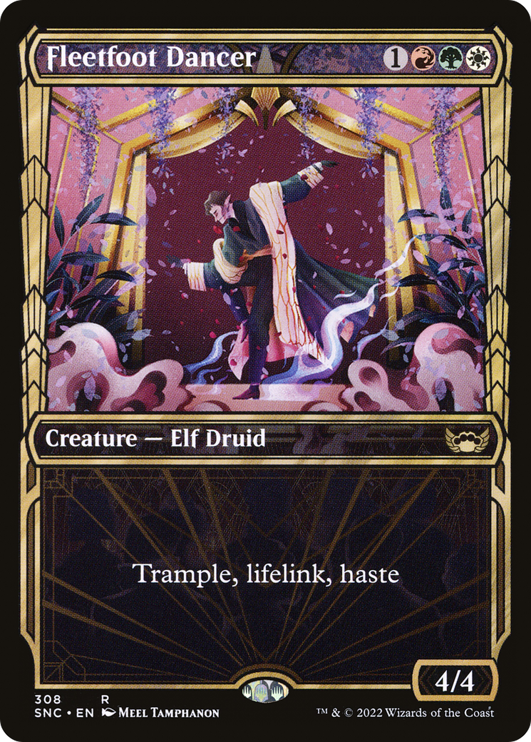 Fleetfoot Dancer (SNC-308) [Streets of New Capenna] (Showcase) Foil MTG Single Wizards of the Coast