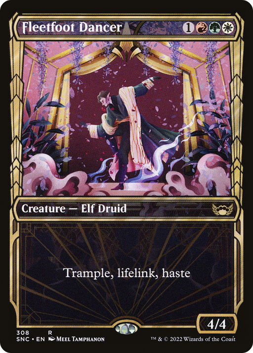 Fleetfoot Dancer (SNC-308) [Streets of New Capenna] (Showcase) MTG Single Wizards of the Coast