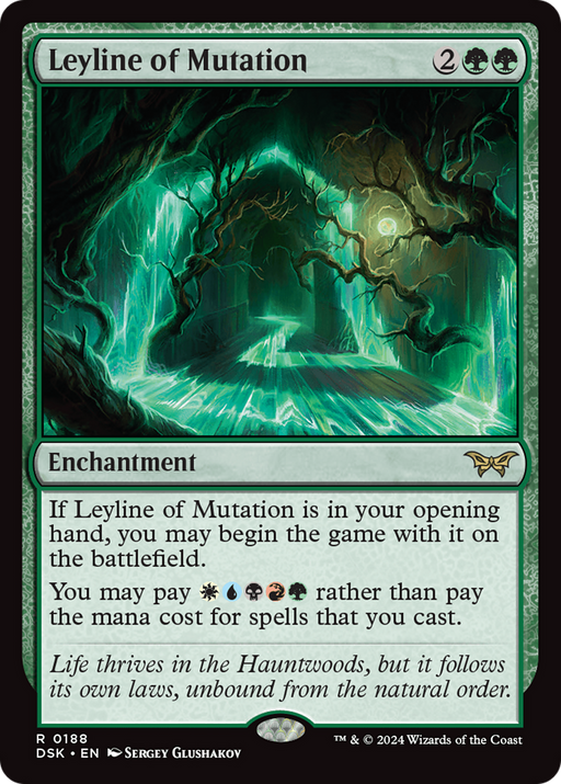 Leyline of Mutation (DSK-188) [Duskmourn: House of Horror] Foil MTG Single Wizards of the Coast