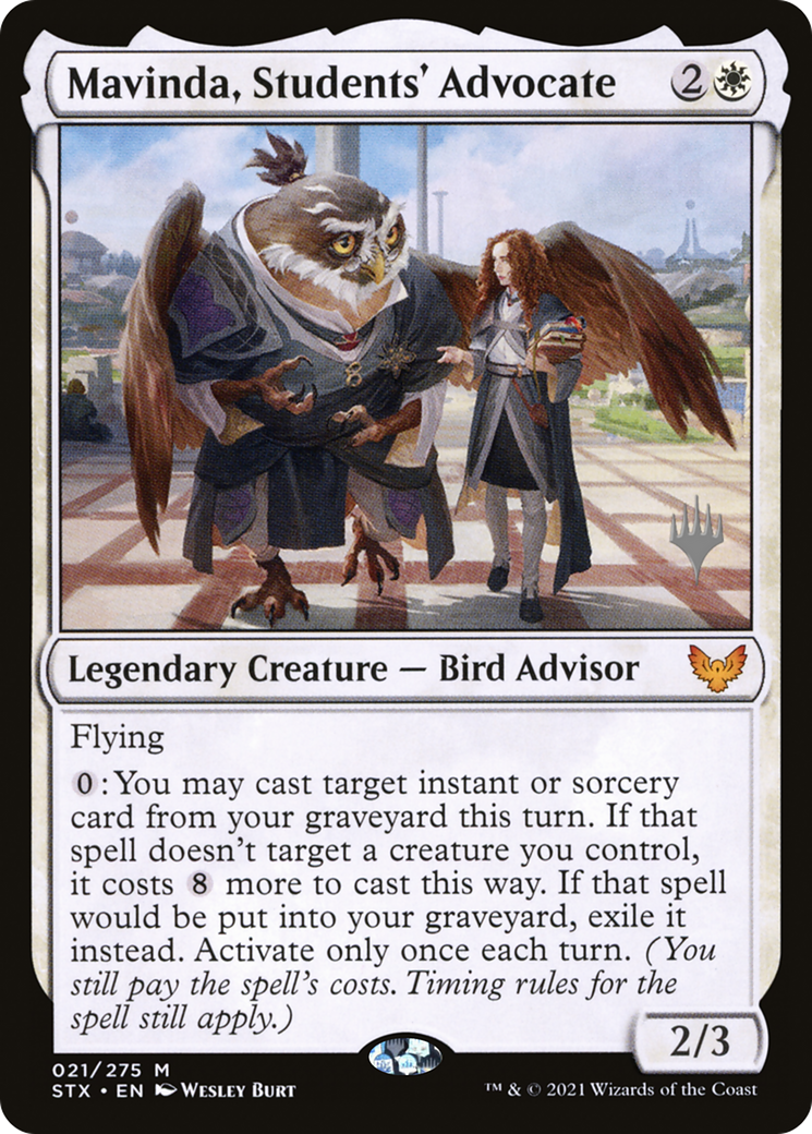 Mavinda, Students' Advocate (PPSTX-021) [Strixhaven: School of Mages Promos] MTG Single Wizards of the Coast