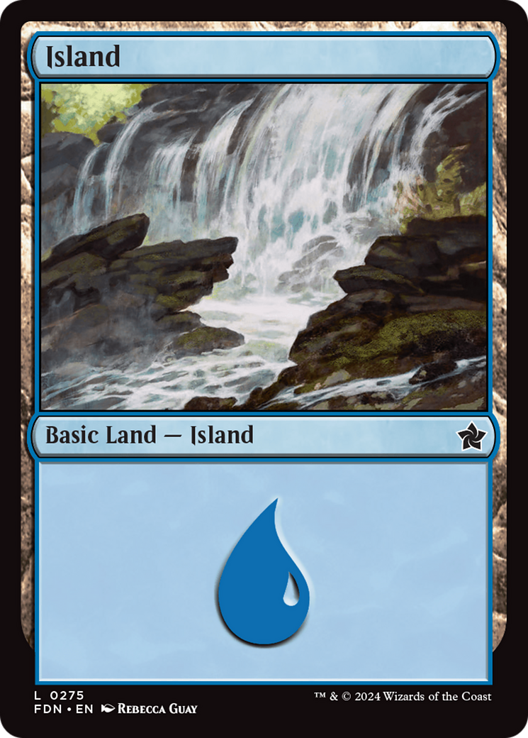 Island (0275) (FDN-275) [Foundations] MTG Single Wizards of the Coast