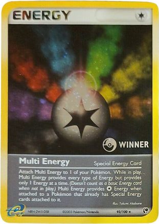 Multi Energy (Special) - 93/100 [Winner] () Holofoil [Promos: League & Championship Cards] Pokemon Single Pokémon