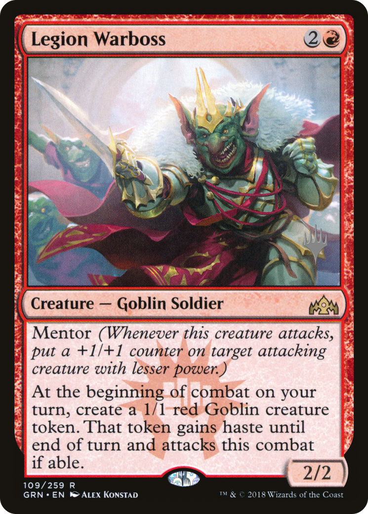 Legion Warboss (PPTHB-109) [Guilds of Ravnica Promos] MTG Single Wizards of the Coast