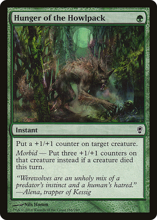 Hunger of the Howlpack (CNS-168) [Conspiracy] Foil MTG Single Wizards of the Coast